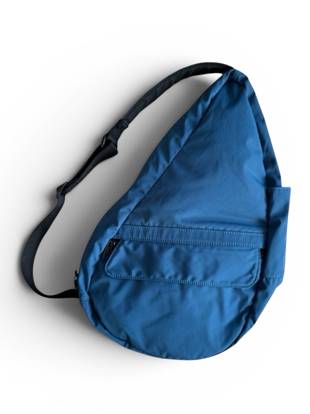 LL Bean Ameribag Healthy Back Sling Bag Ergonomic CrossBody Bag Blue Nylon
